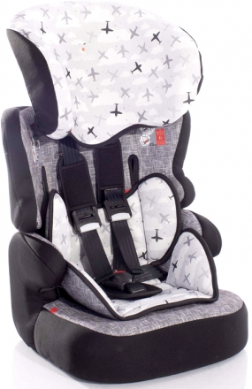 Детское автокресло Lorelli X-Drive Plus dark grey airplane